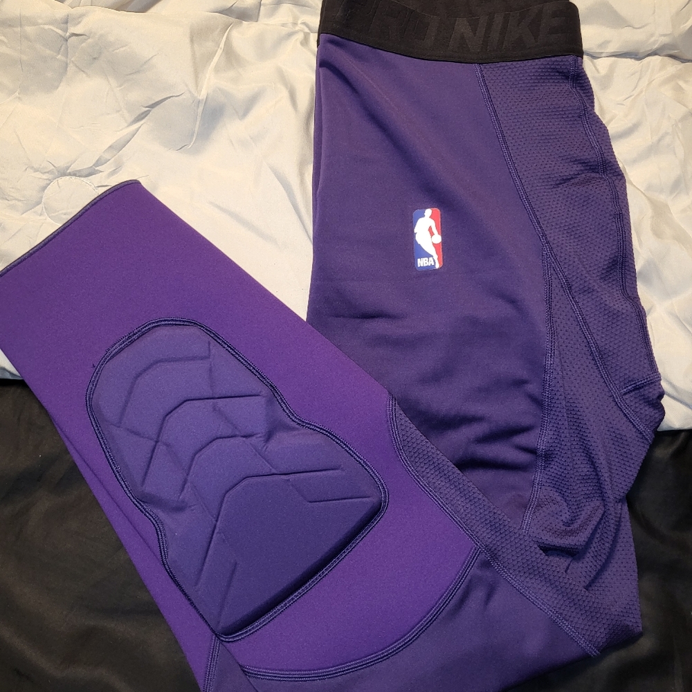 Nike NBA Pro Padded Tights 3/4 Sz 2XL-T